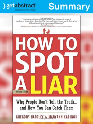 cover image of How to Spot a Liar (Summary)